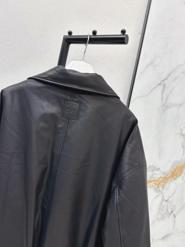 Jacket leather on feathers women's фото 8