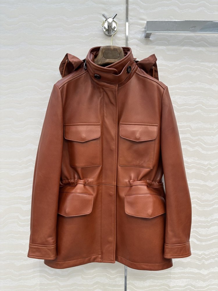 Куртка шкіряна жіноча