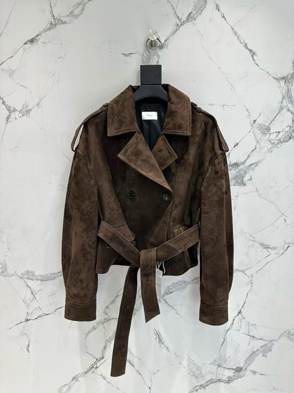 Jacket leather women's