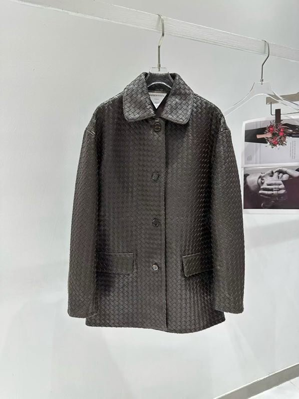 Jacket leather women's