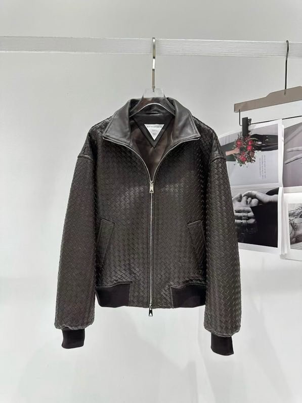 Jacket leather women's