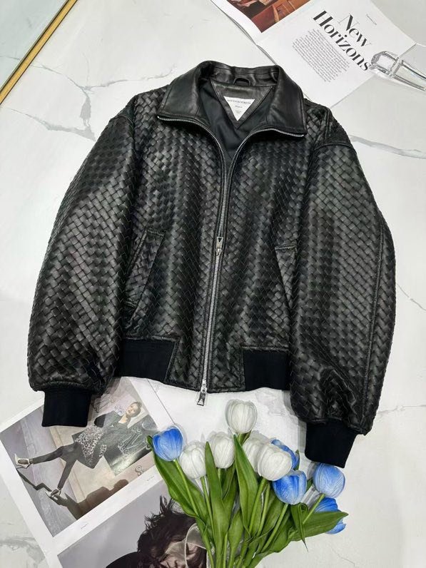 Jacket leather women's