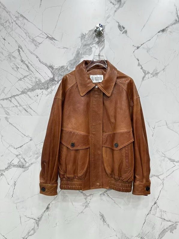 Куртка кожаная женская