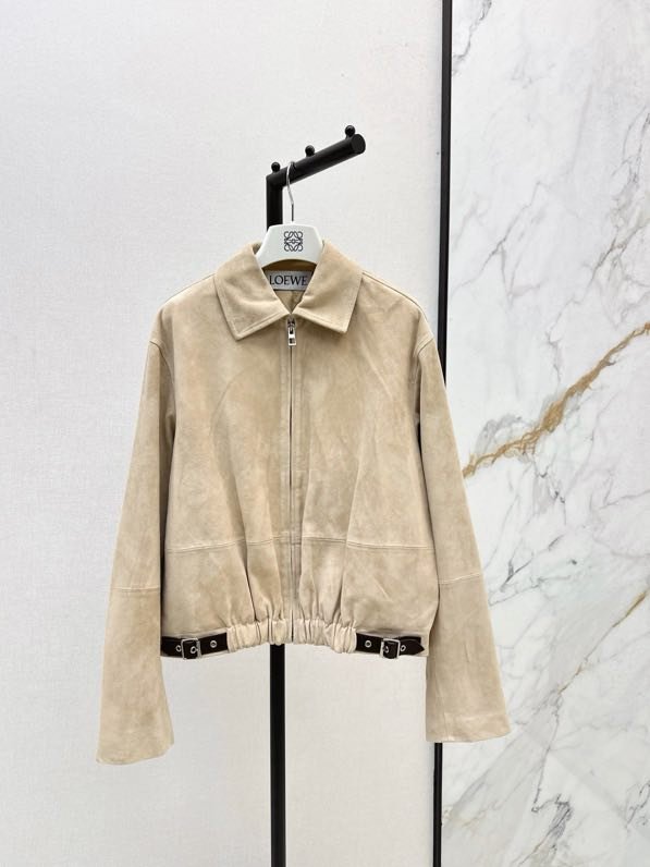 Jacket leather women's