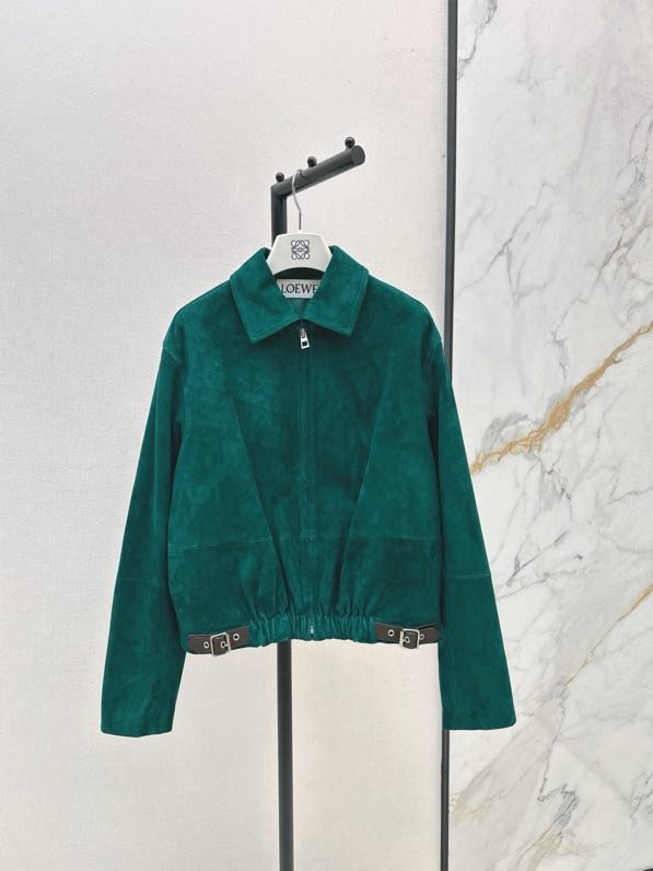 Jacket leather women's