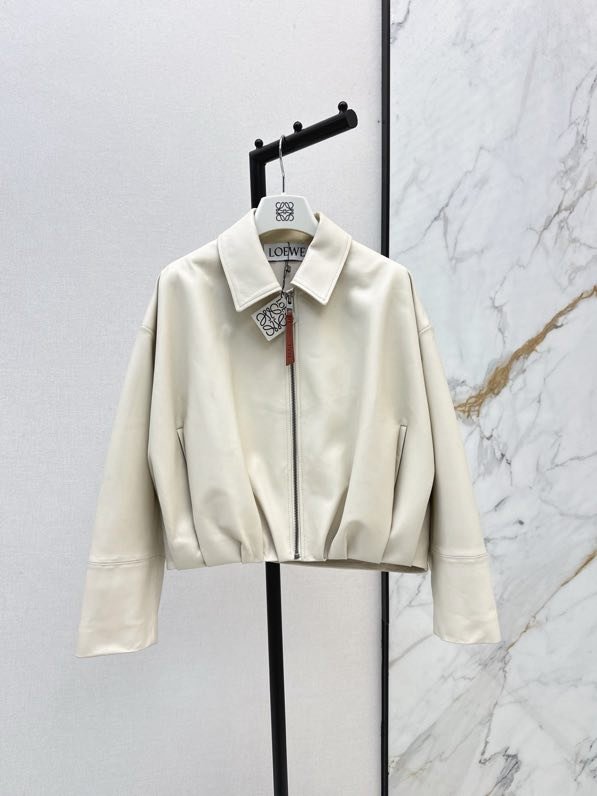 Jacket leather women's