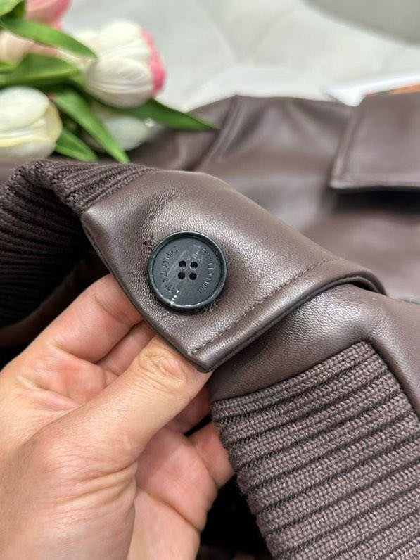 Куртка кожаная женская фото 2