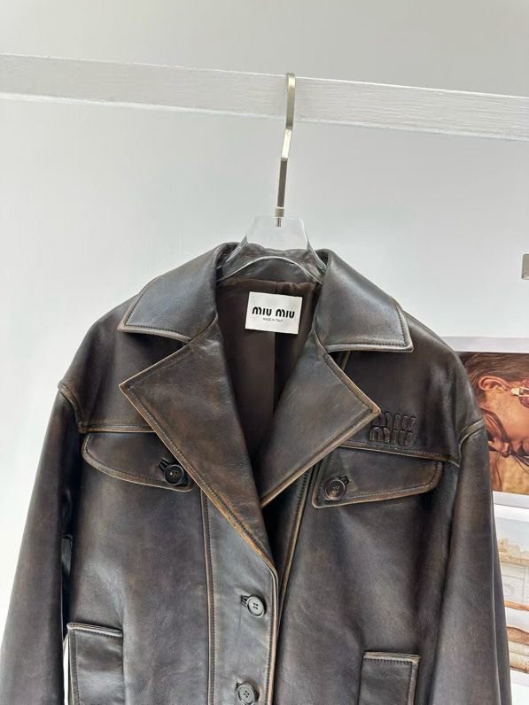 Jacket leather women's фото 2