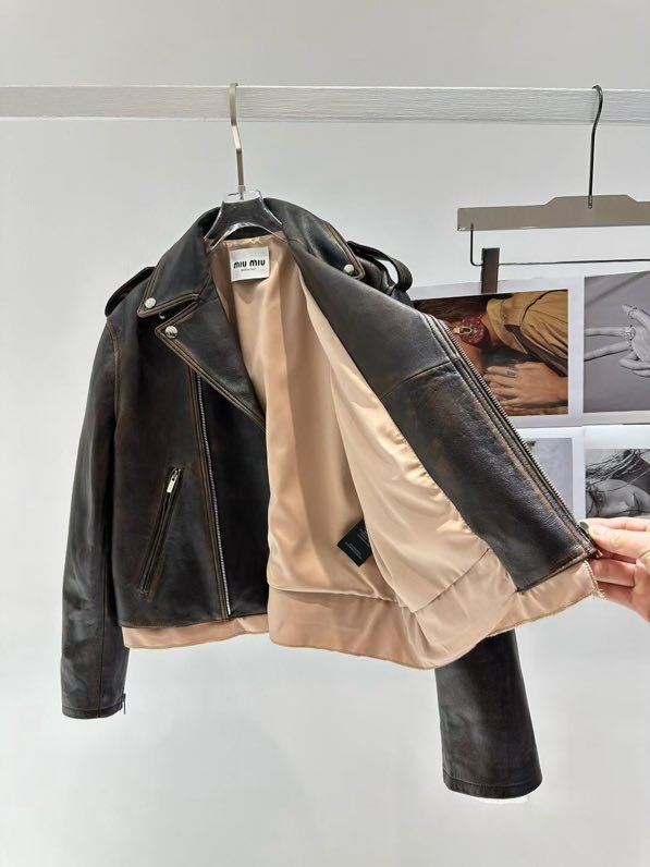 Куртка кожаная женская фото 3