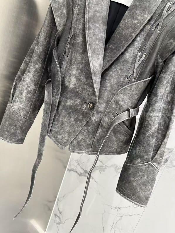 Куртка кожаная женская фото 3