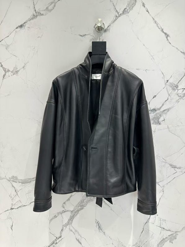 Куртка кожаная женская фото 4