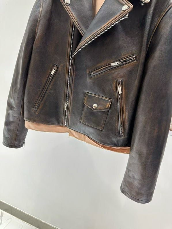 Куртка кожаная женская фото 4