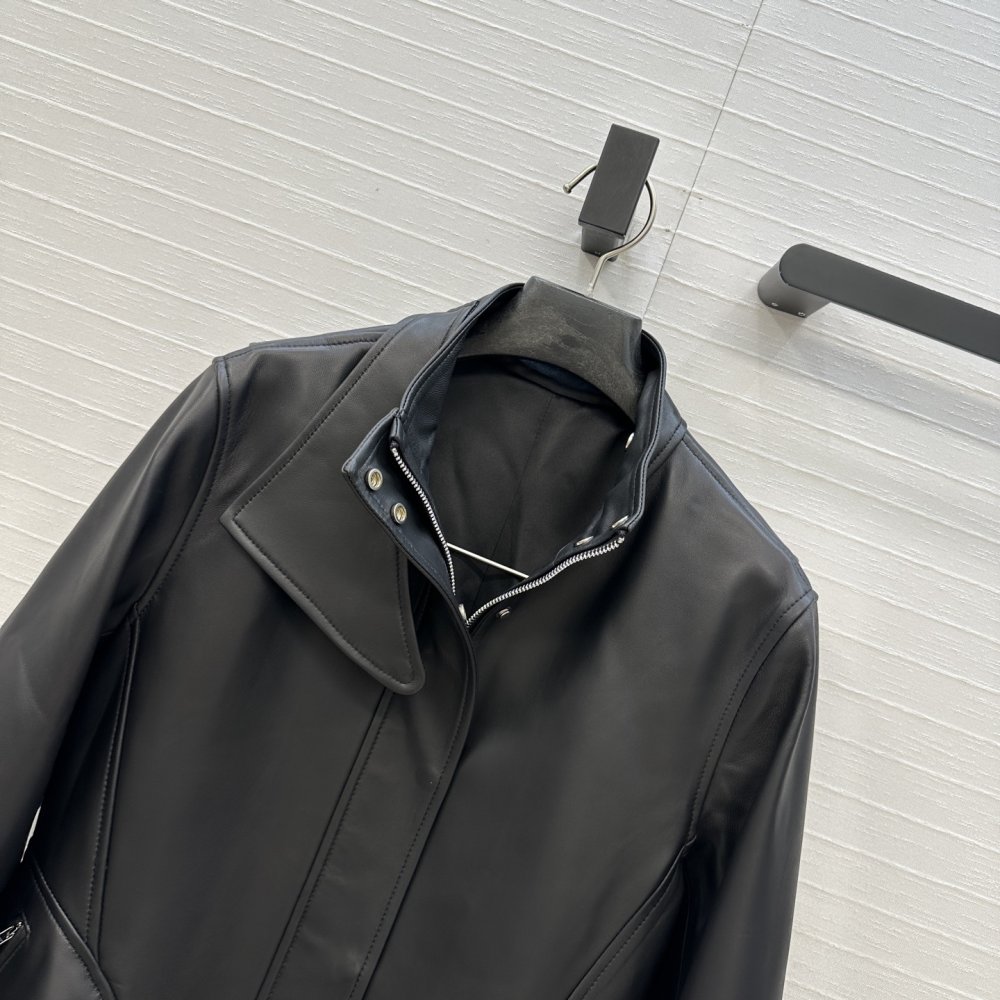 Куртка кожаная женская фото 4