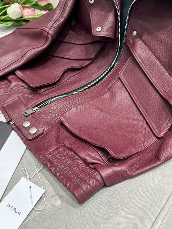 Jacket leather women's фото 5