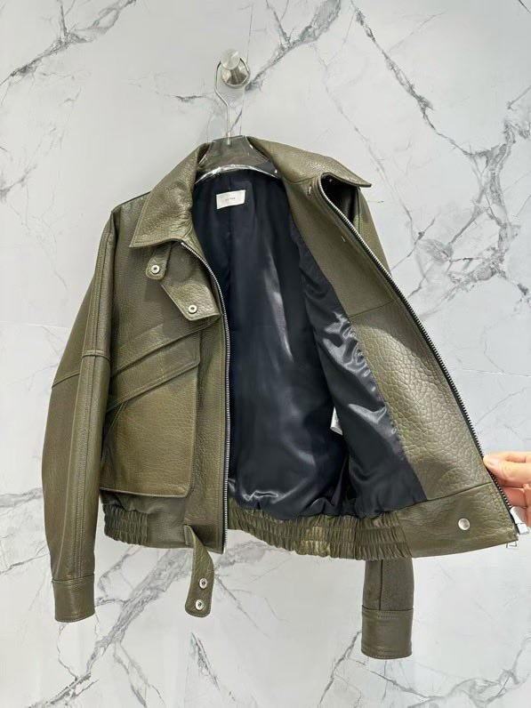 Куртка кожаная женская фото 5