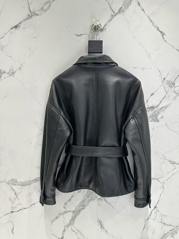 Куртка кожаная женская фото 5