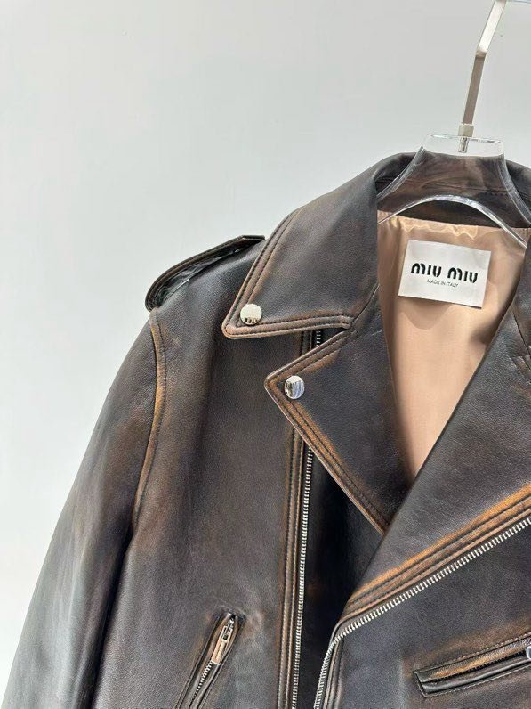 Куртка кожаная женская фото 5