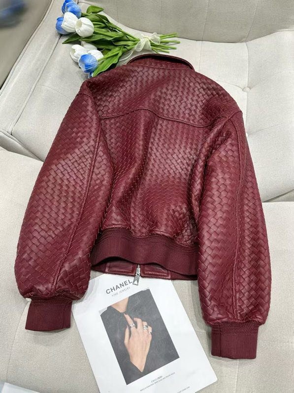 Jacket leather women's фото 5