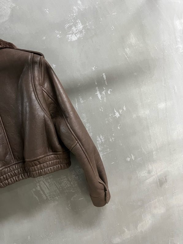 Куртка кожаная женская фото 5