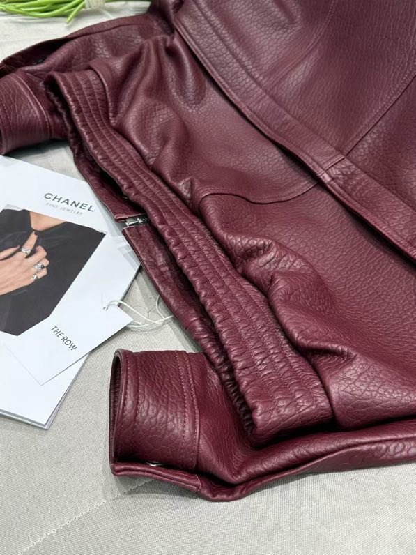 Jacket leather women's фото 6