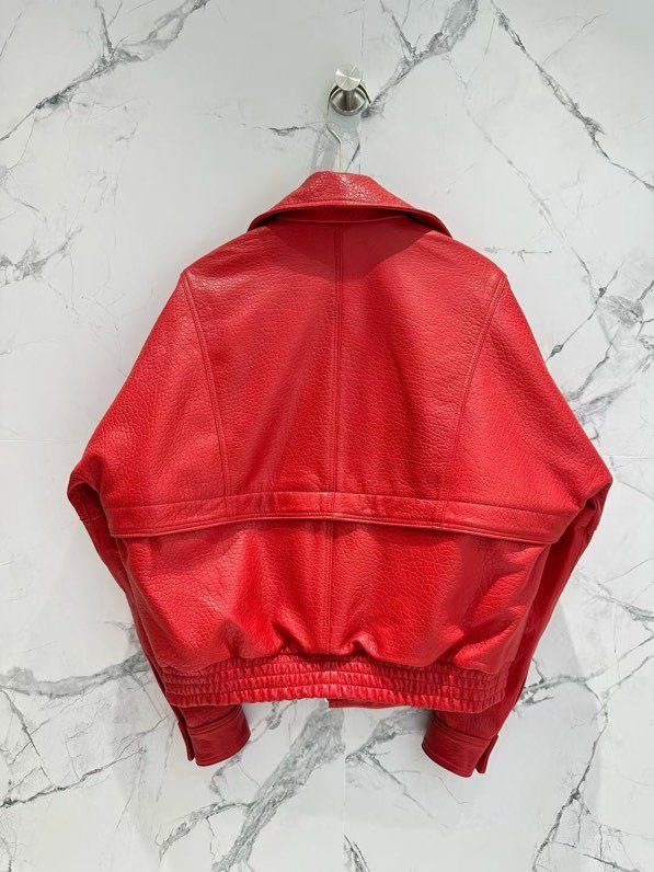 Jacket leather women's фото 6