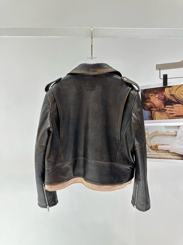 Куртка кожаная женская фото 6