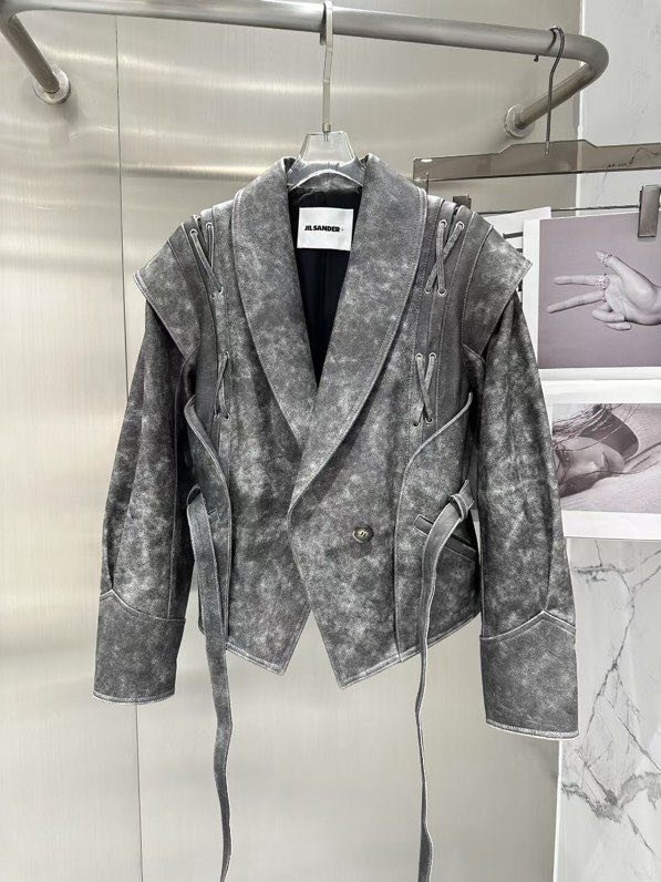 Куртка кожаная женская фото 6