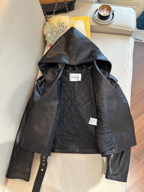 Jacket leather women's фото 6