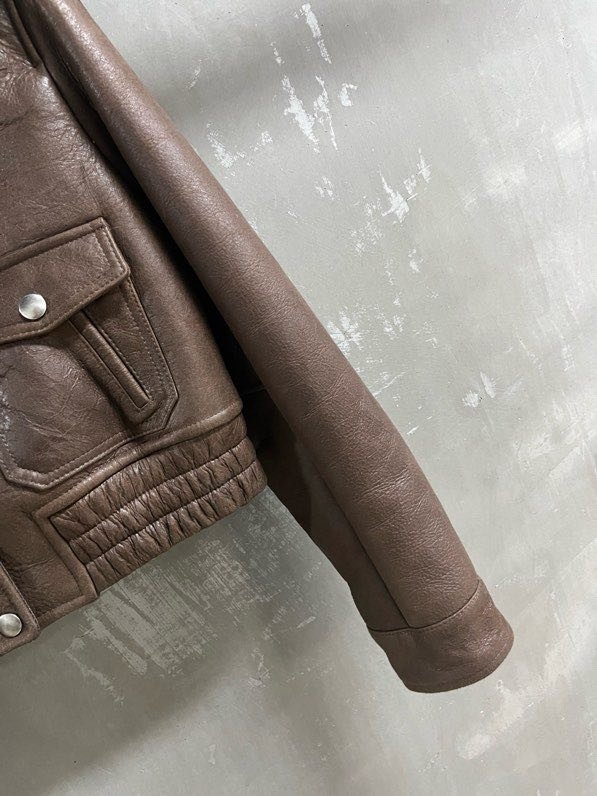 Куртка кожаная женская фото 6