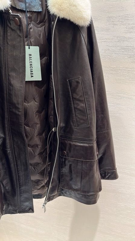 Jacket leather women's фото 6