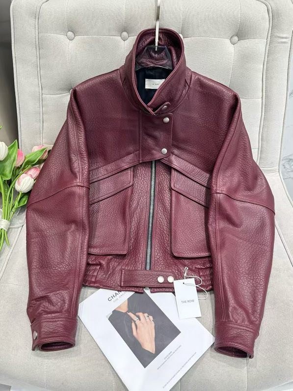 Jacket leather women's фото 7