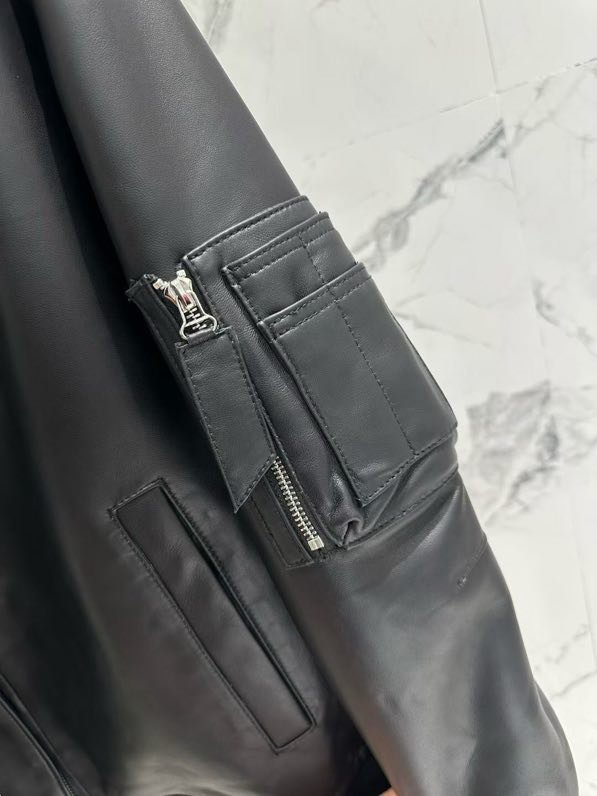 Jacket leather women's фото 7