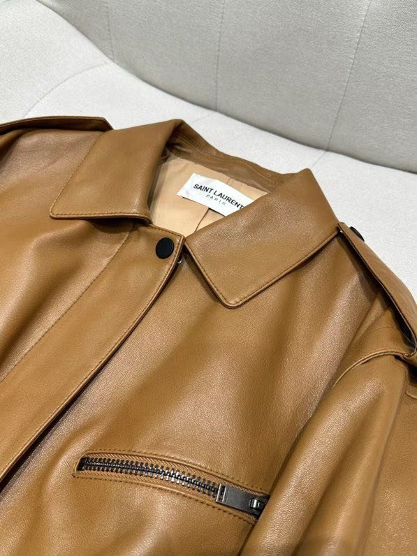 Jacket leather women's фото 7