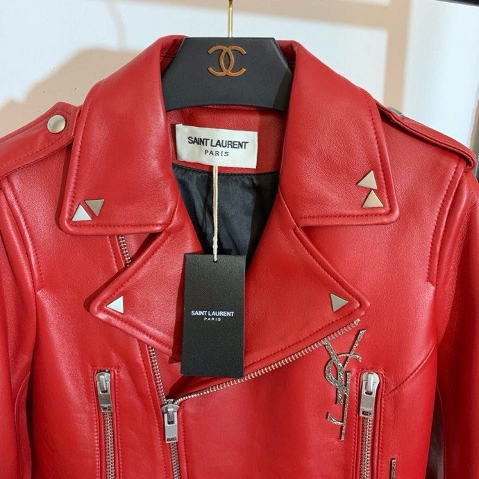 Jacket leather women's фото 8