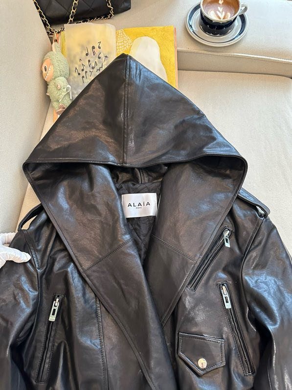 Jacket leather women's фото 8