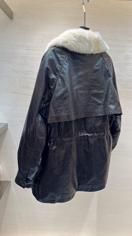 Jacket leather women's фото 8