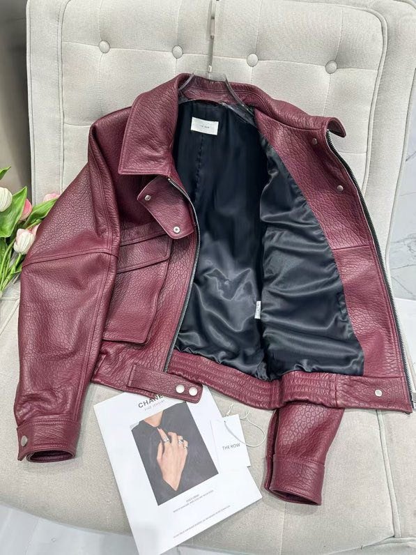 Jacket leather women's фото 9