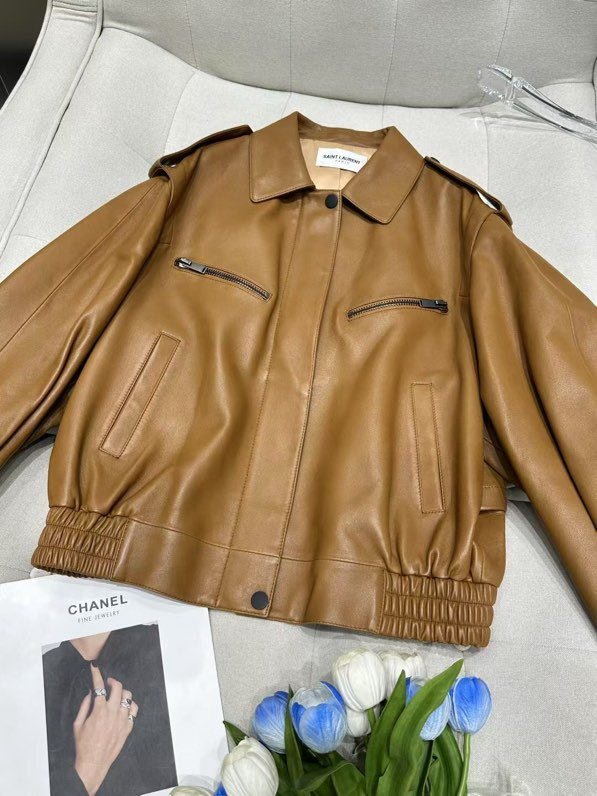 Jacket leather women's фото 9