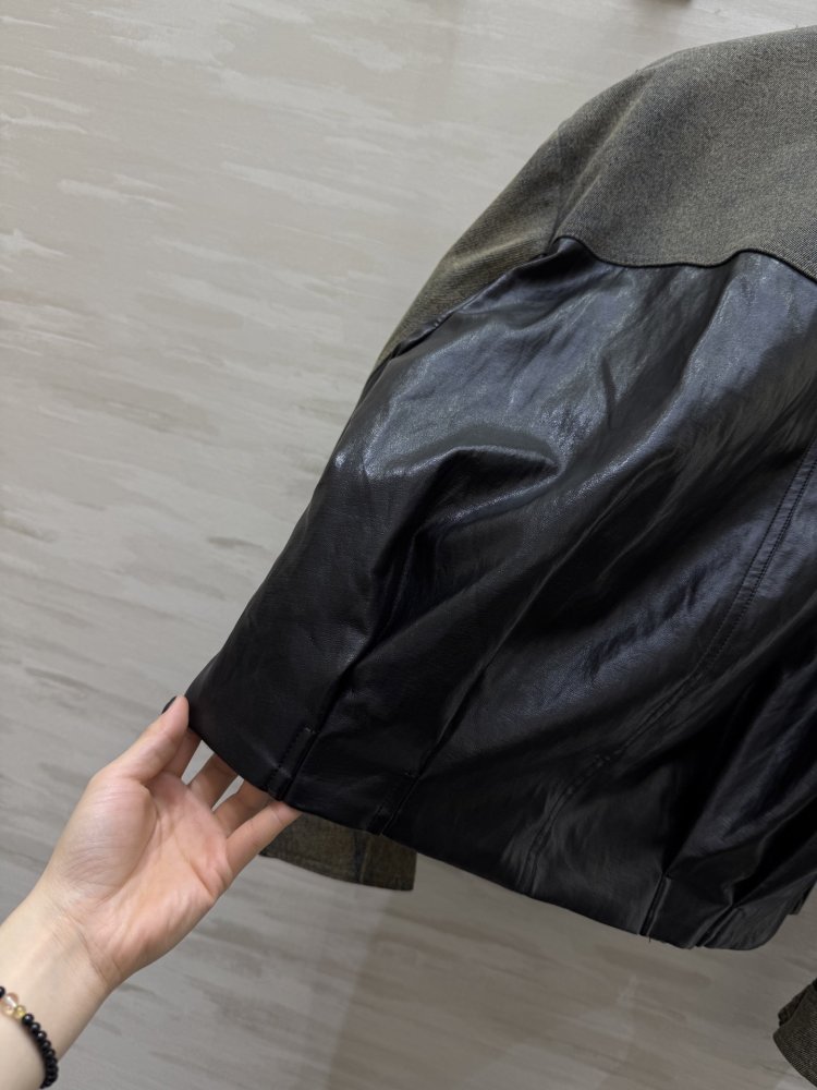 Jacket on feathers denim women's фото 8