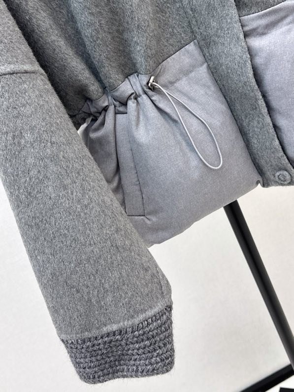 Куртка на пуху с шарфом фото 6