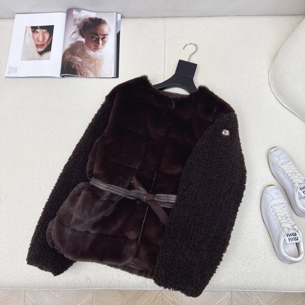 Куртка пуховик меховая