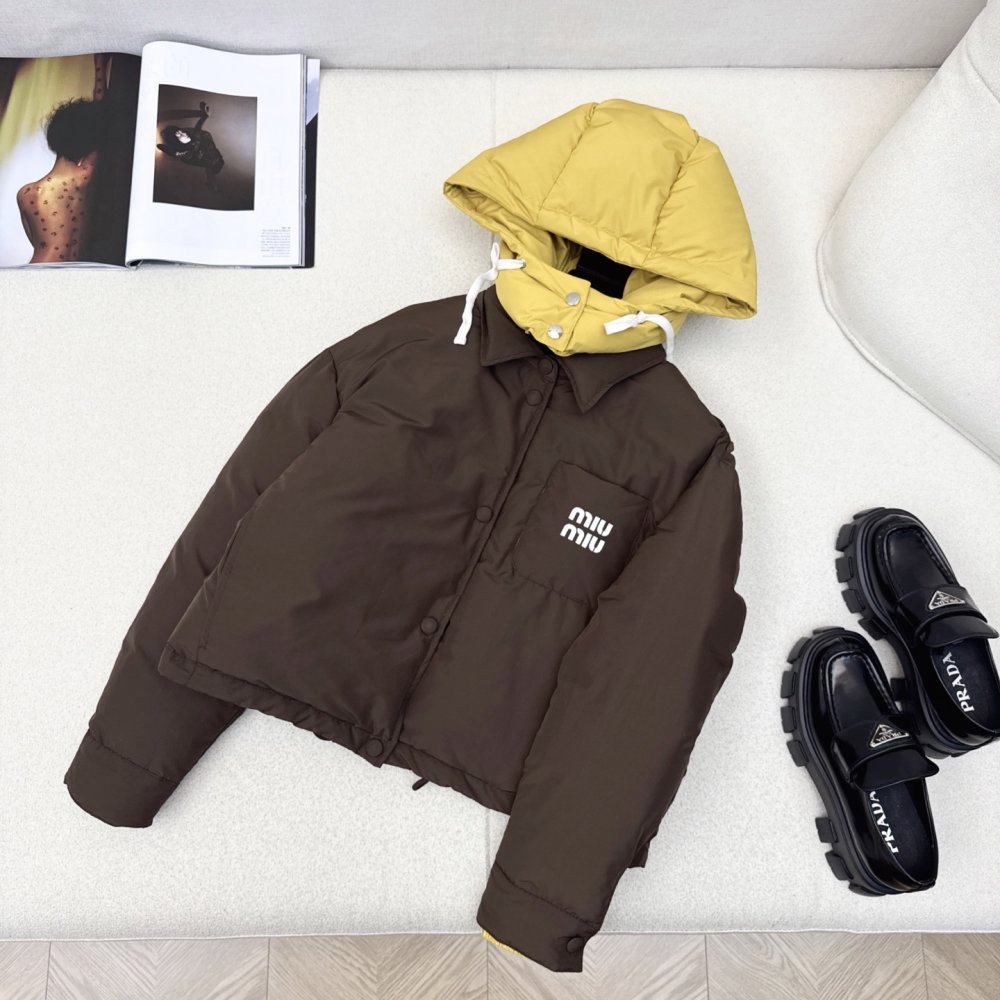 Куртка пуховик с капюшоном