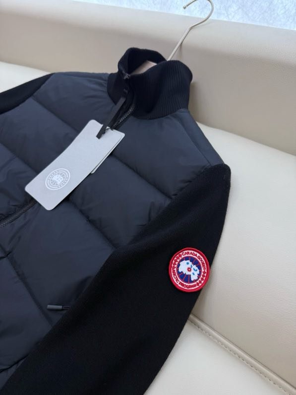 Куртка пуховик з кашемировыми рукавами фото 2