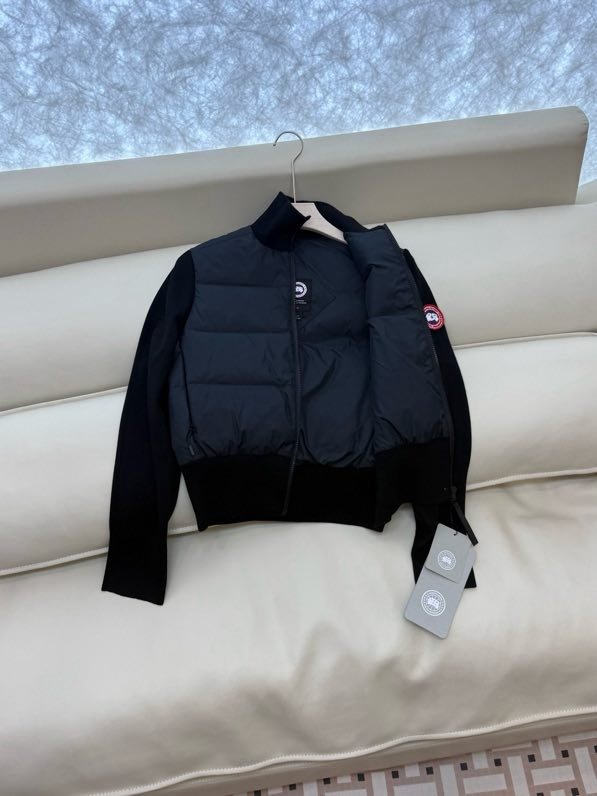 Куртка пуховик з кашемировыми рукавами фото 3