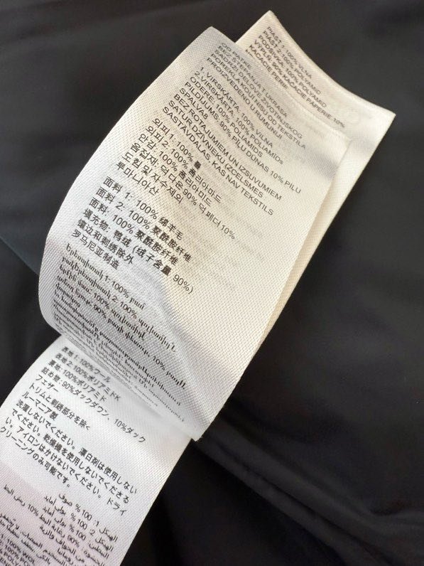 Куртка пуховик з кашемировыми рукавами фото 9