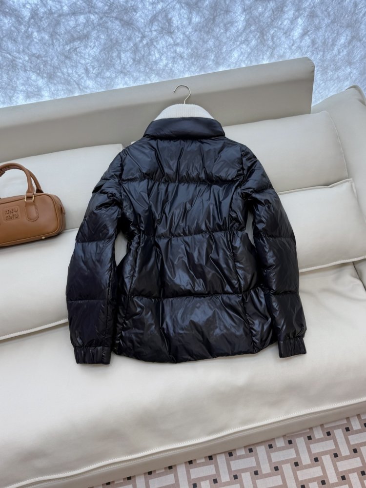 Куртка пуховик с воротником-стойкой фото 5