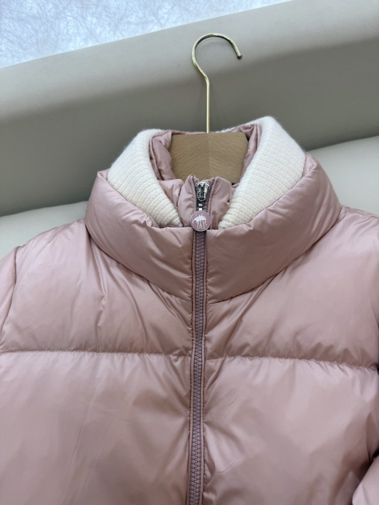 Куртка пуховик с воротником-стойкой фото 6