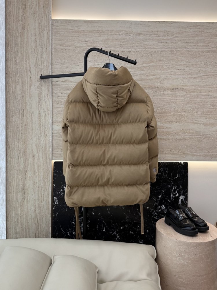 Куртка пуховик средней длины фото 2