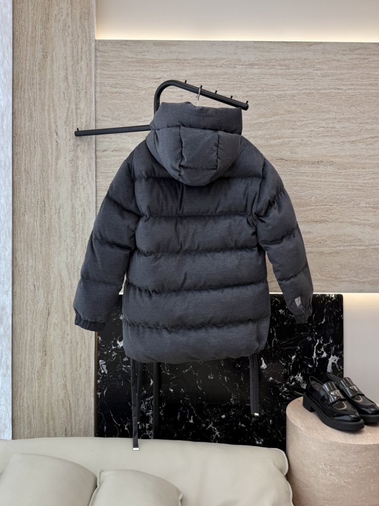 Куртка пуховик средней длины фото 2