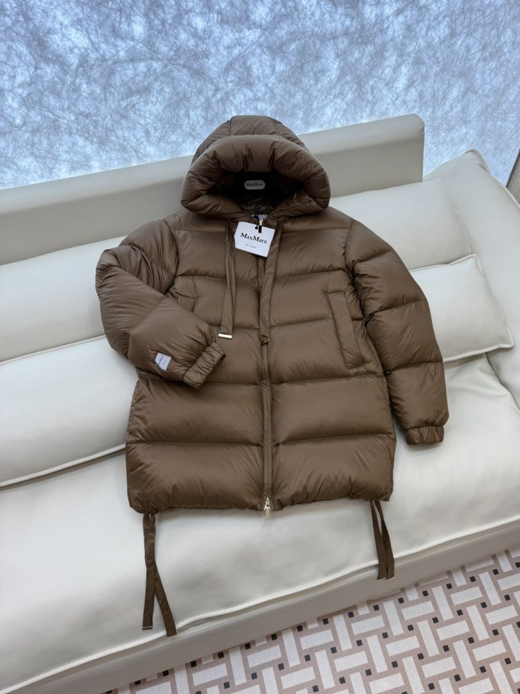 Куртка пуховик средней длины фото 3